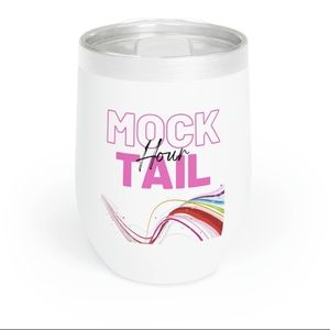 Mocktail Hour Drink Tumbler, Sober Gifts,  Gifts for Sobriety, Alcohol Free